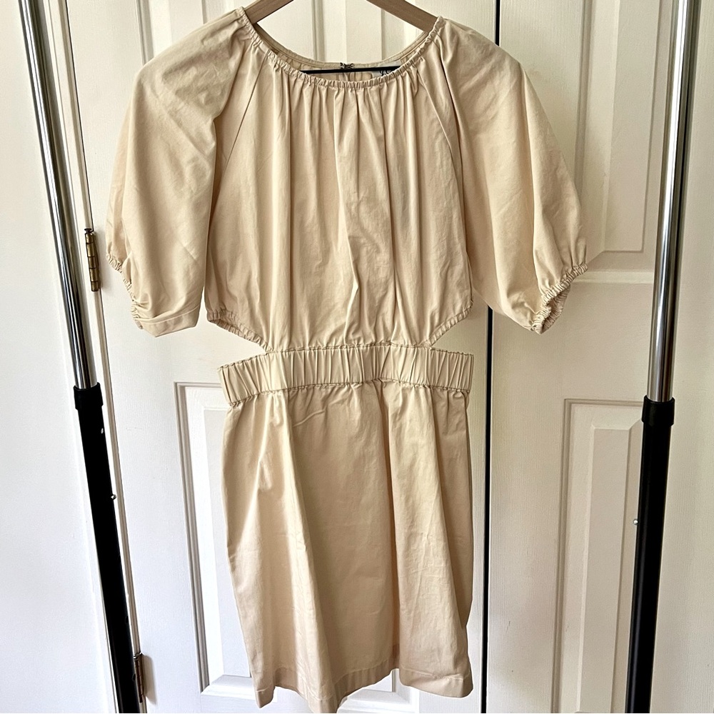 NWT J. Crew Mini Dress in Cream Size 4